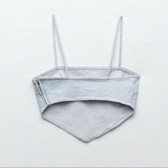 Zara denim bandana top - Picture 7 of 7